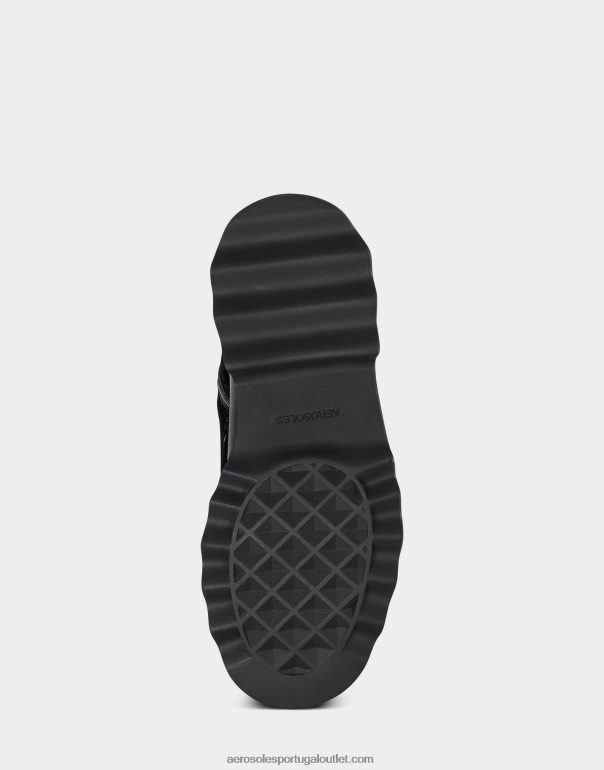 mulheres bota alta camurça preta Aerosoles 0LRLL44