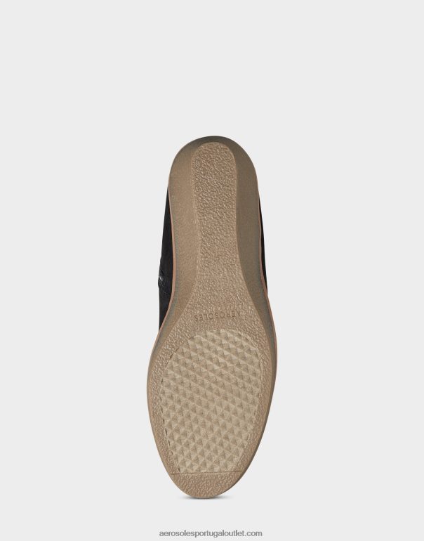 mulheres bota alta camurça sintética preta Aerosoles 0LRLL133