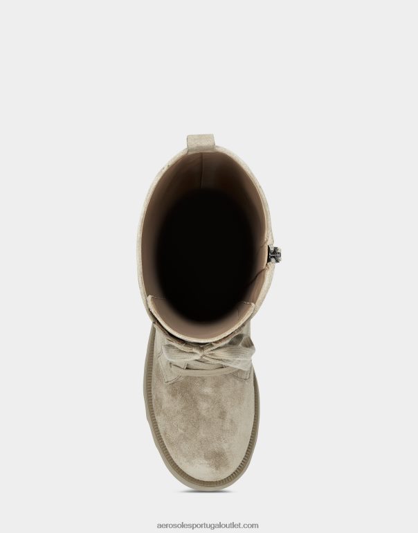 mulheres bota alta camurça taupe Aerosoles 0LRLL29