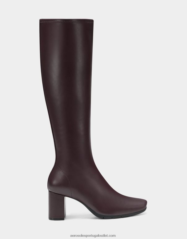 mulheres bota alta marrom Aerosoles 0LRLL130