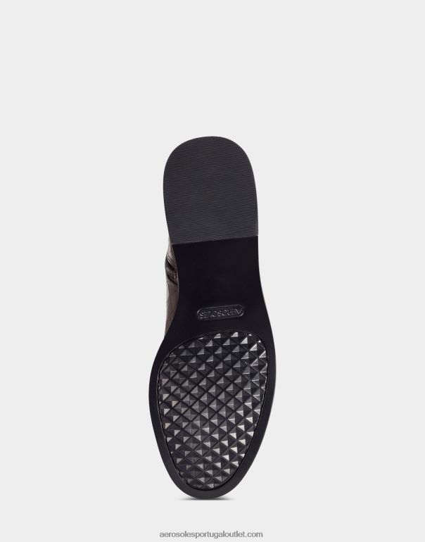 mulheres bota alta marrom croco Aerosoles 0LRLL124