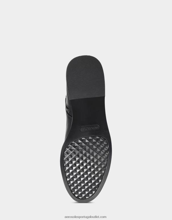mulheres bota alta preta acolchoada Aerosoles 0LRLL126
