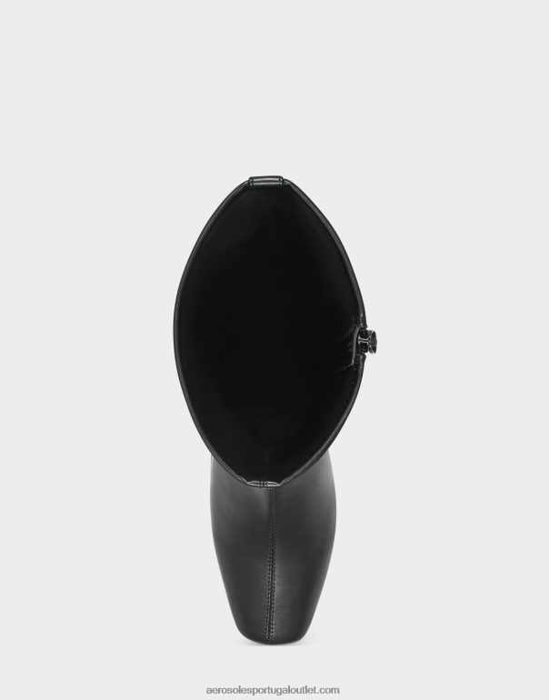 mulheres bota alta preta stretch Aerosoles 0LRLL140