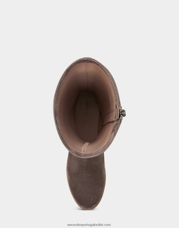 mulheres bota alta taupe camurça sintética Aerosoles 0LRLL132