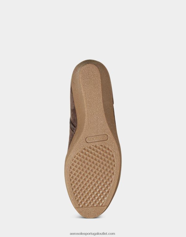 mulheres bota alta taupe camurça sintética Aerosoles 0LRLL132