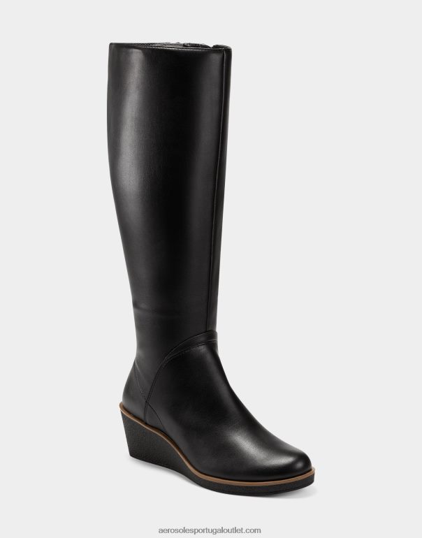 mulheres bota preta alta Aerosoles 0LRLL135