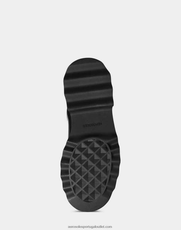 mulheres patente de bota preta alta Aerosoles 0LRLL12