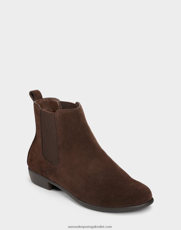 mulheres bota de camurça marrom Aerosoles 0LRLL105