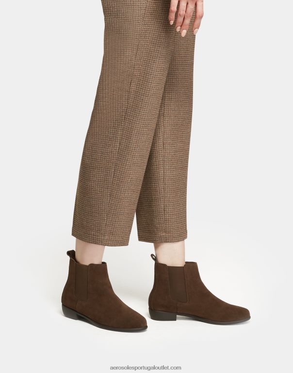 mulheres bota de camurça marrom Aerosoles 0LRLL105
