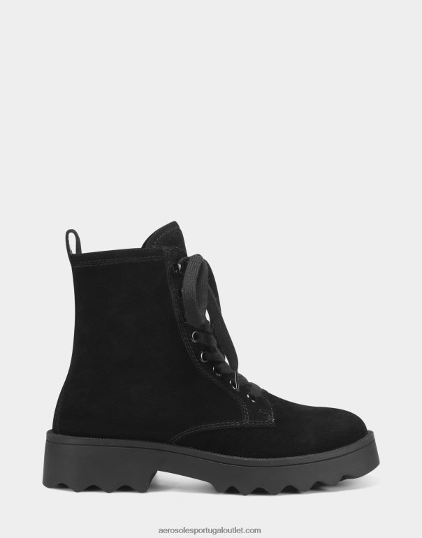 mulheres bota de camurça preta Aerosoles 0LRLL41