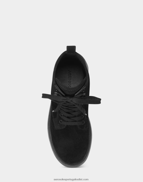 mulheres bota de camurça preta Aerosoles 0LRLL41