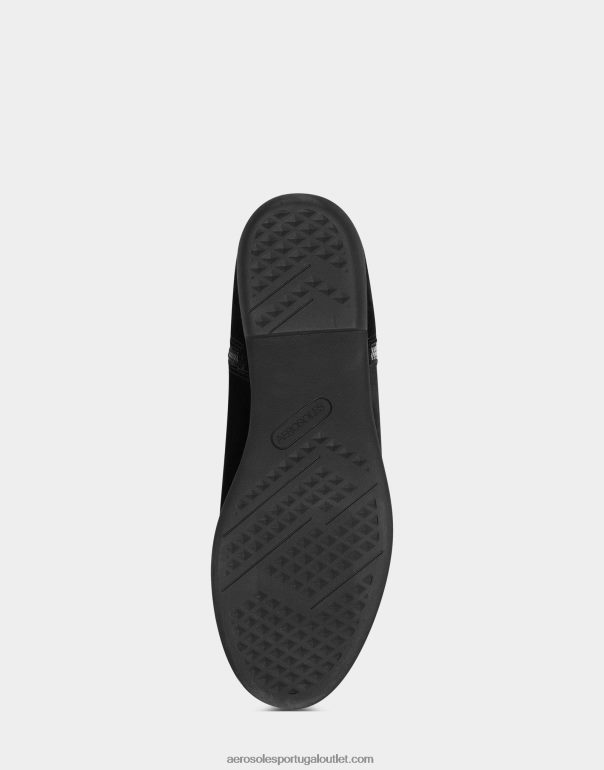 mulheres bota de camurça preta Aerosoles 0LRLL73