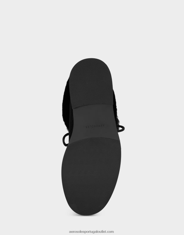 mulheres bota de camurça preta Aerosoles 0LRLL94