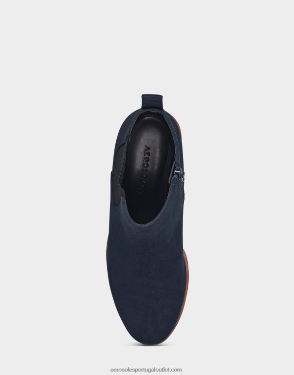 mulheres bota de camurça sintética azul marinho Aerosoles 0LRLL97