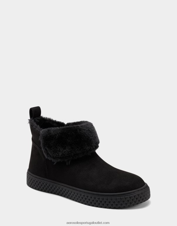 mulheres bota de camurça sintética preta Aerosoles 0LRLL329