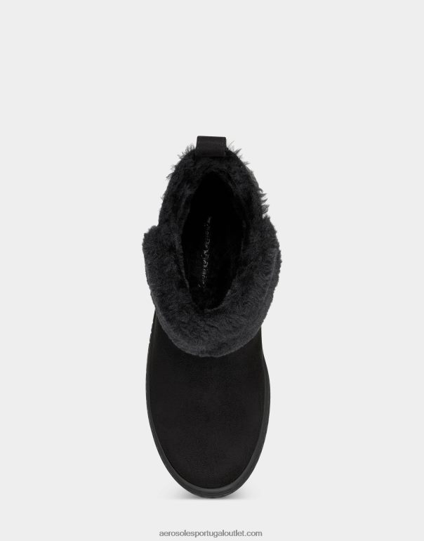 mulheres bota de camurça sintética preta Aerosoles 0LRLL329