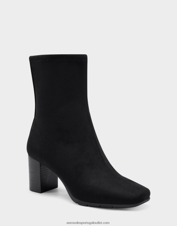 mulheres bota de camurça sintética preta Aerosoles 0LRLL56