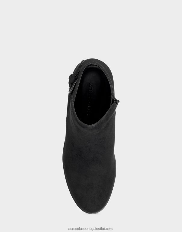 mulheres bota de camurça sintética preta Aerosoles 0LRLL59