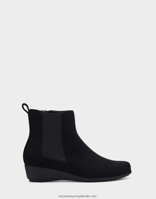 mulheres bota de camurça sintética preta Aerosoles 0LRLL65