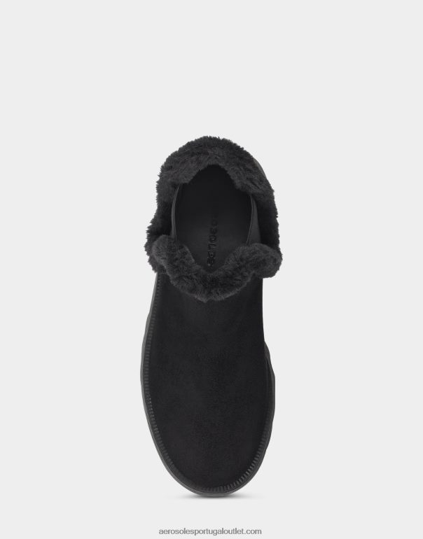 mulheres bota de camurça sintética preta Aerosoles 0LRLL8