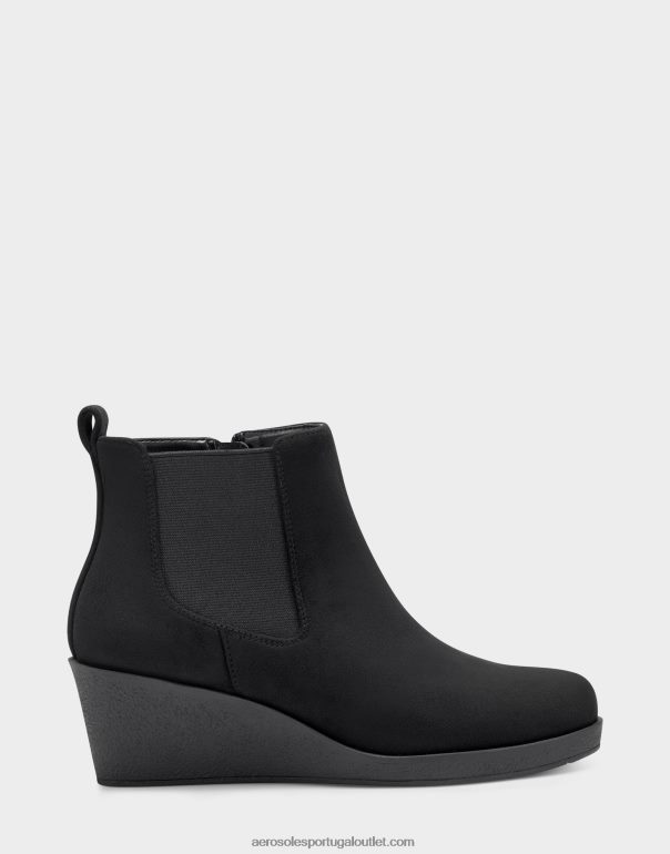 mulheres bota de camurça sintética preta Aerosoles 0LRLL99