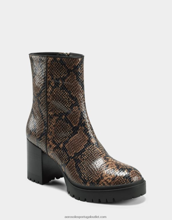 mulheres bota de cano alto cobra marrom Aerosoles 0LRLL1