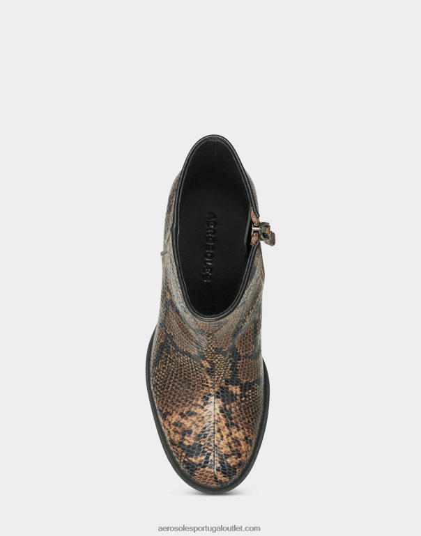 mulheres bota de cano alto cobra marrom Aerosoles 0LRLL1