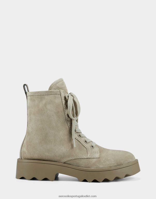 mulheres bota de cano curto camurça bege clara Aerosoles 0LRLL43