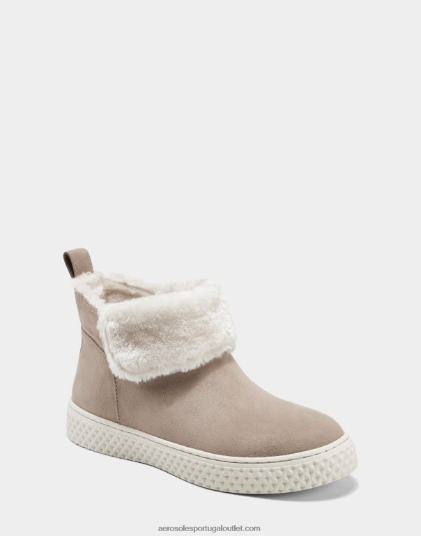 mulheres bota de cano curto camurça sintética natural Aerosoles 0LRLL141