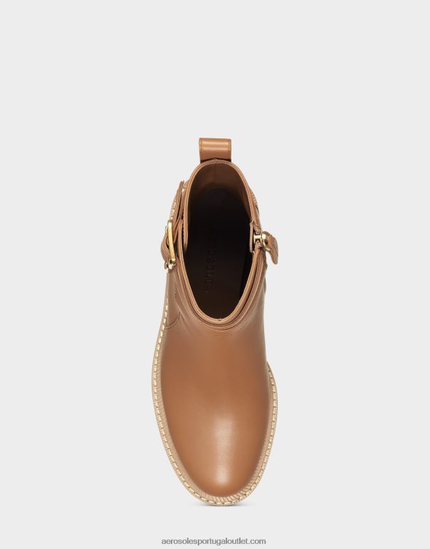 mulheres bota de couro bege Aerosoles 0LRLL31