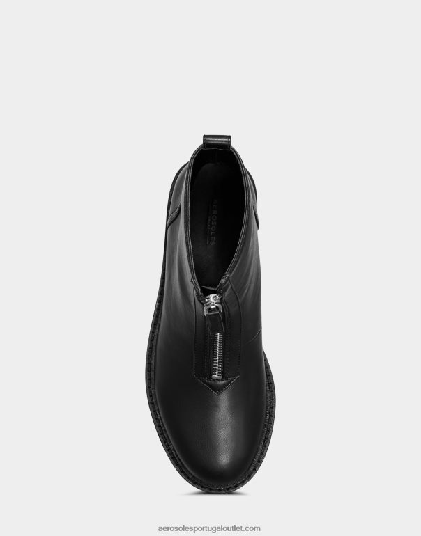 mulheres bota de tornozelo preta Aerosoles 0LRLL86