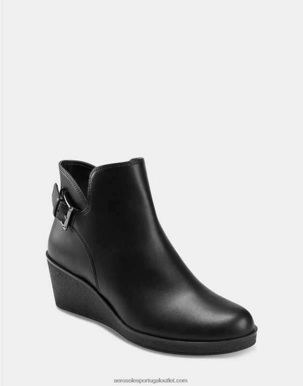 mulheres bota de tornozelo preta Aerosoles 0LRLL92