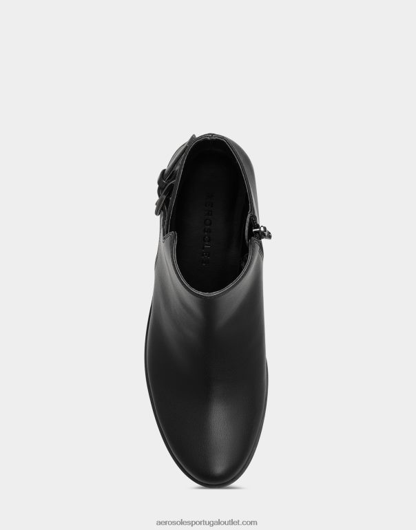 mulheres bota de tornozelo preta Aerosoles 0LRLL92