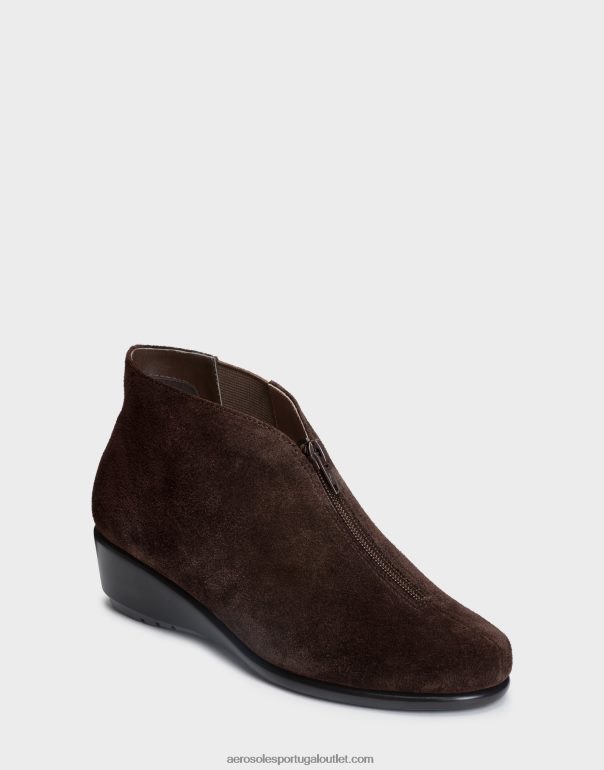 mulheres botim camurça marrom escuro Aerosoles 0LRLL112