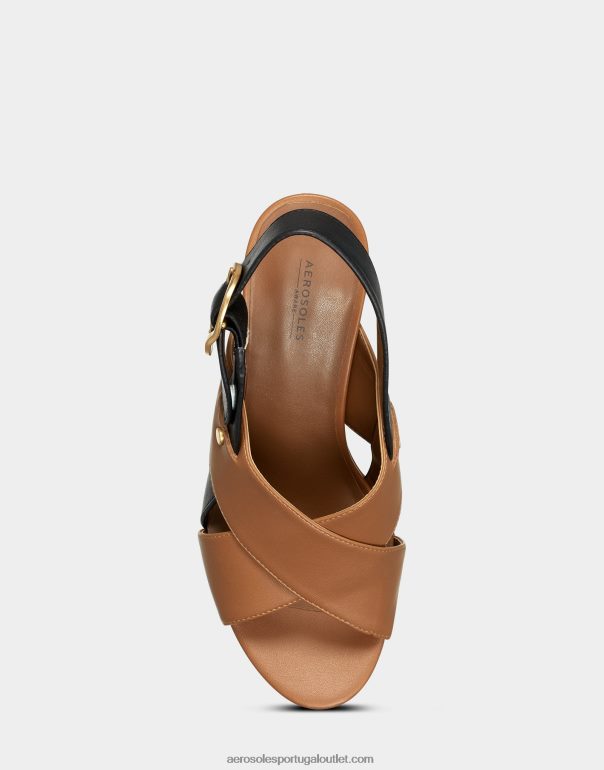 mulheres combinação de sandália camelo Aerosoles 0LRLL387