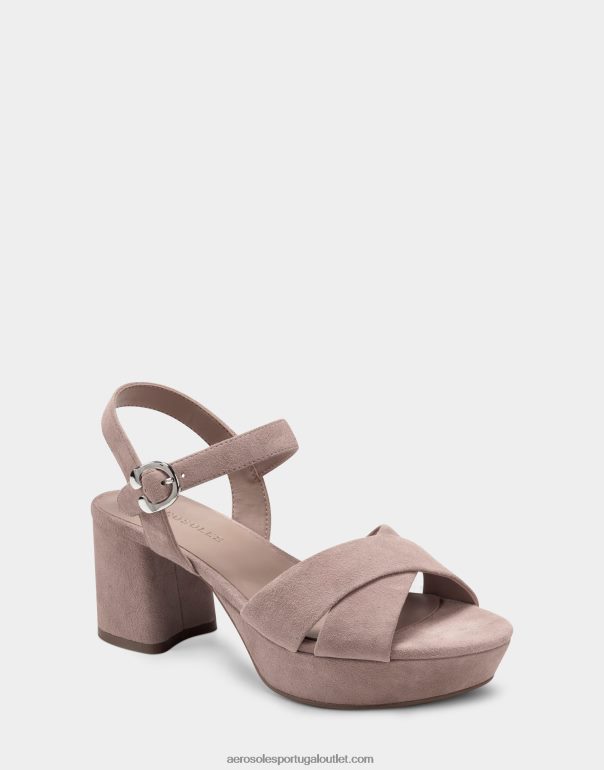 mulheres sandália blush camurça Aerosoles 0LRLL340