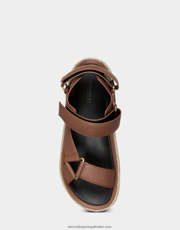 mulheres sandália bronzeado escuro Aerosoles 0LRLL405