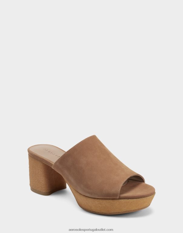 mulheres sandália camel camurça Aerosoles 0LRLL381