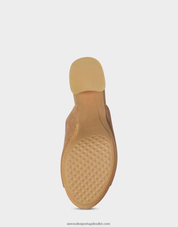 mulheres sandália camel camurça Aerosoles 0LRLL381