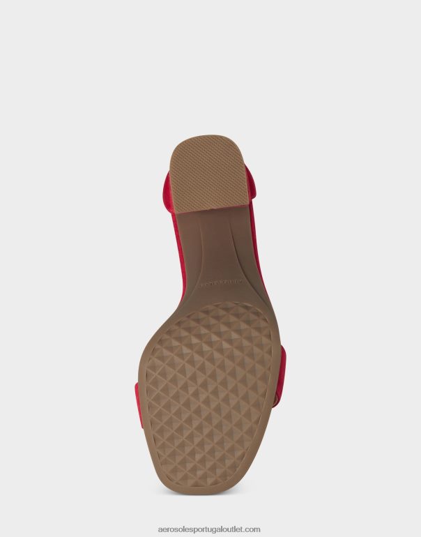 mulheres sandália camurça vermelha Aerosoles 0LRLL440