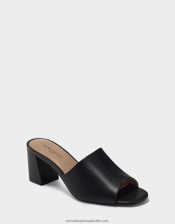 mulheres sandália preta Aerosoles 0LRLL422