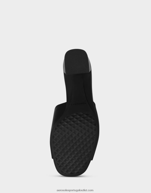 mulheres sandália preta Aerosoles 0LRLL422