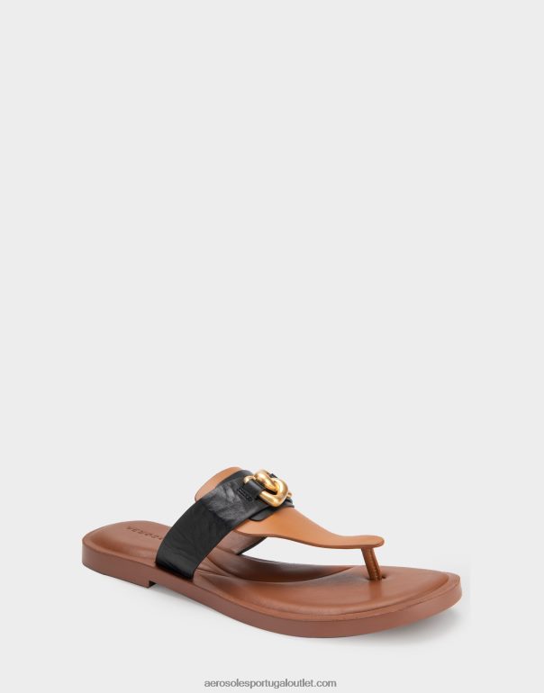 mulheres sandália tan combo couro Aerosoles 0LRLL448