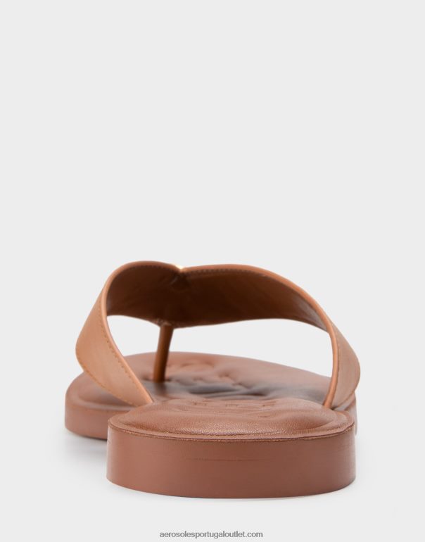 mulheres sandália tan couro genuíno Aerosoles 0LRLL452