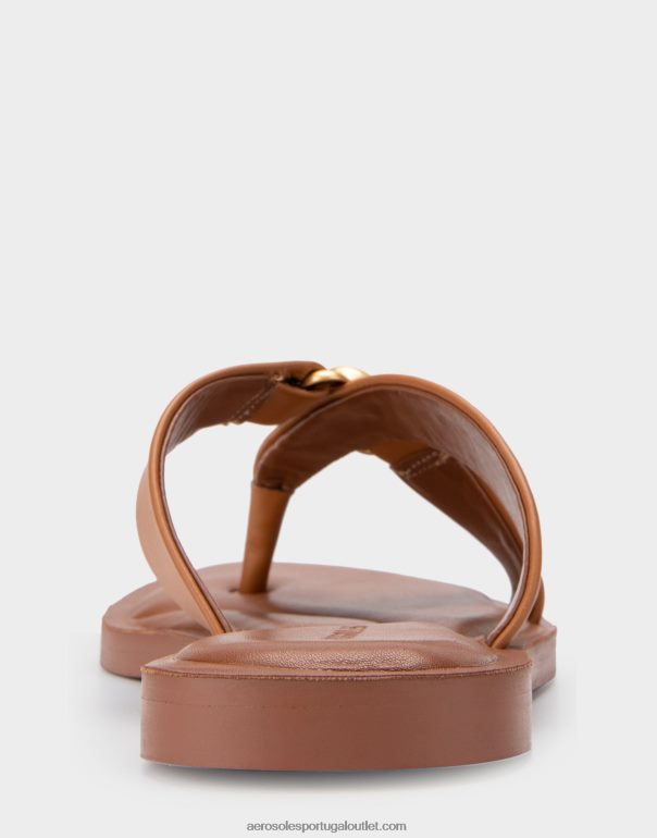 mulheres sandália tan couro genuíno Aerosoles 0LRLL460