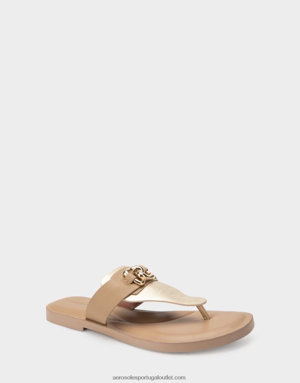 mulheres sandália taupe combo couro Aerosoles 0LRLL447