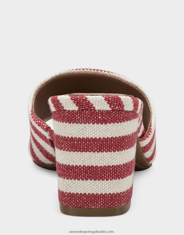 mulheres sandália tecido listrado vermelho Aerosoles 0LRLL423