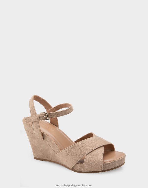 mulheres camurça sintética wedge taupe Aerosoles 0LRLL314