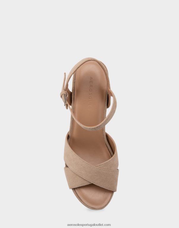 mulheres camurça sintética wedge taupe Aerosoles 0LRLL314