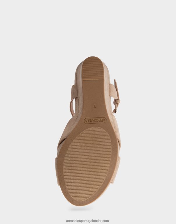 mulheres camurça sintética wedge taupe Aerosoles 0LRLL314